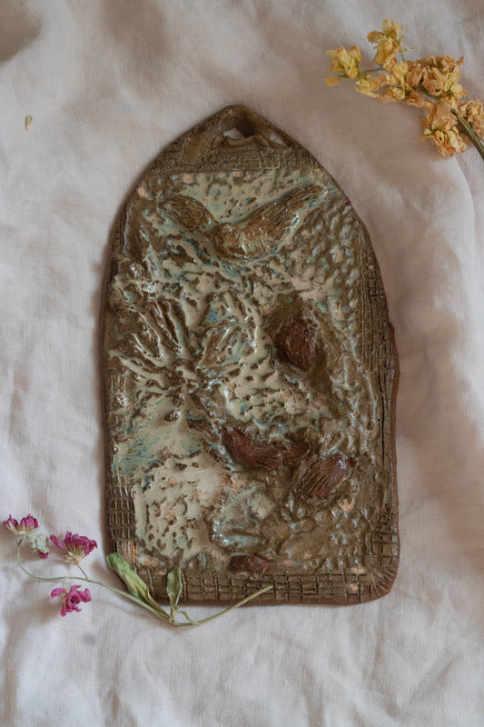 Annunciation : Sculptural Wall Relief