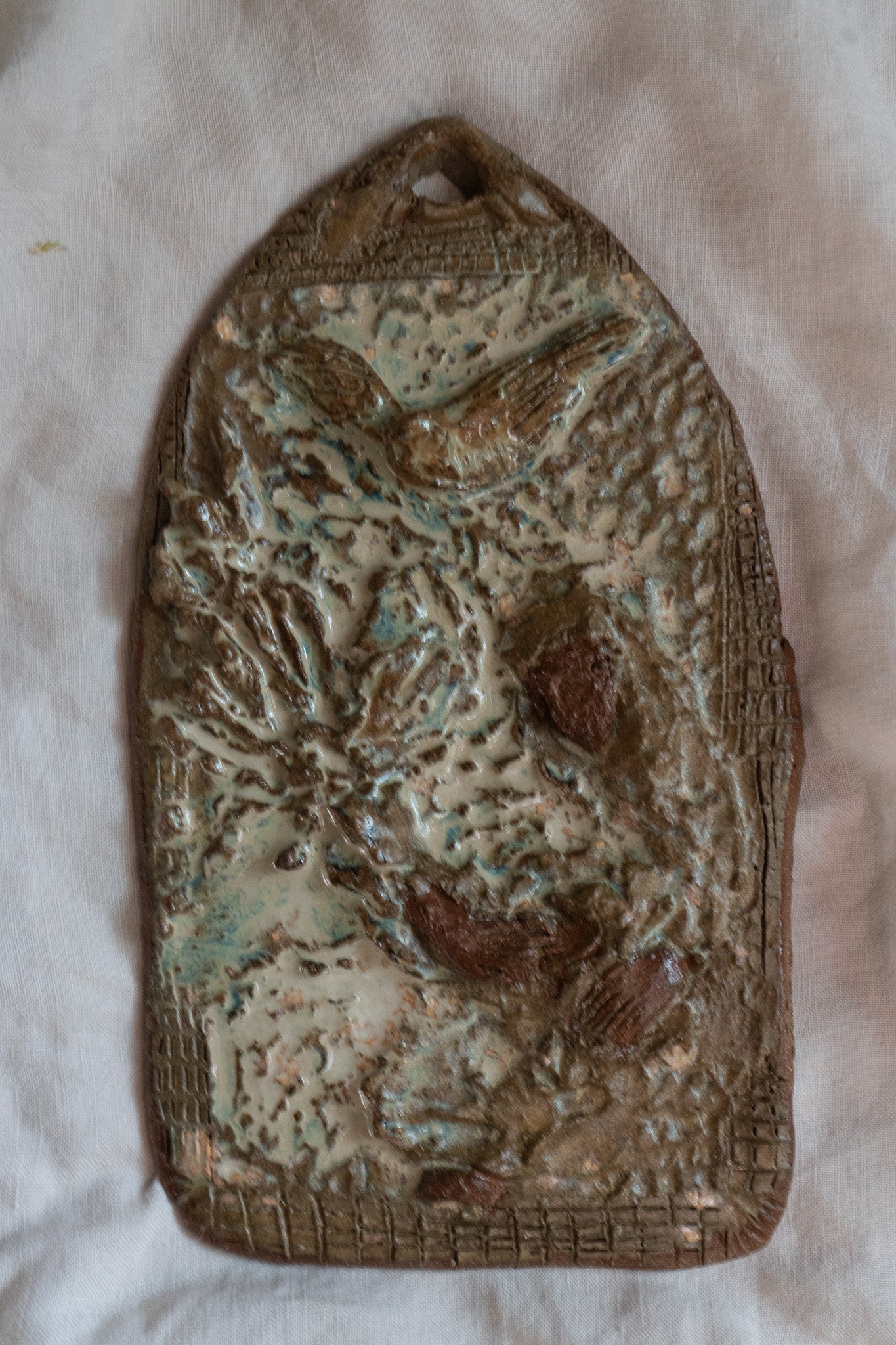 Annunciation : Sculptural Wall Relief