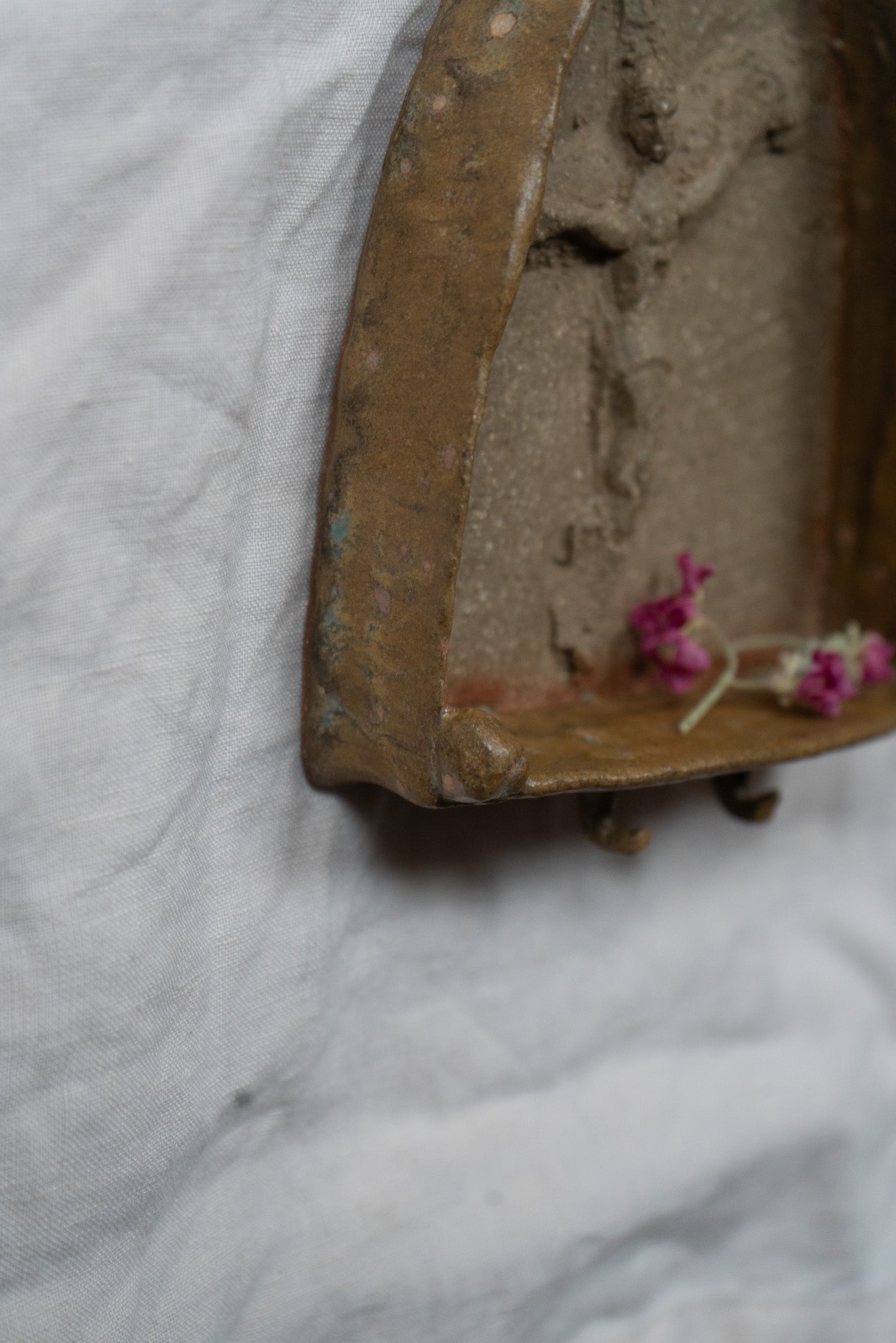 Wall Niche with small hooks for bells or beads