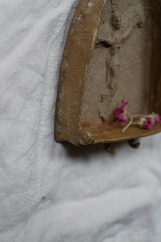 Wall Niche with small hooks for bells or beads